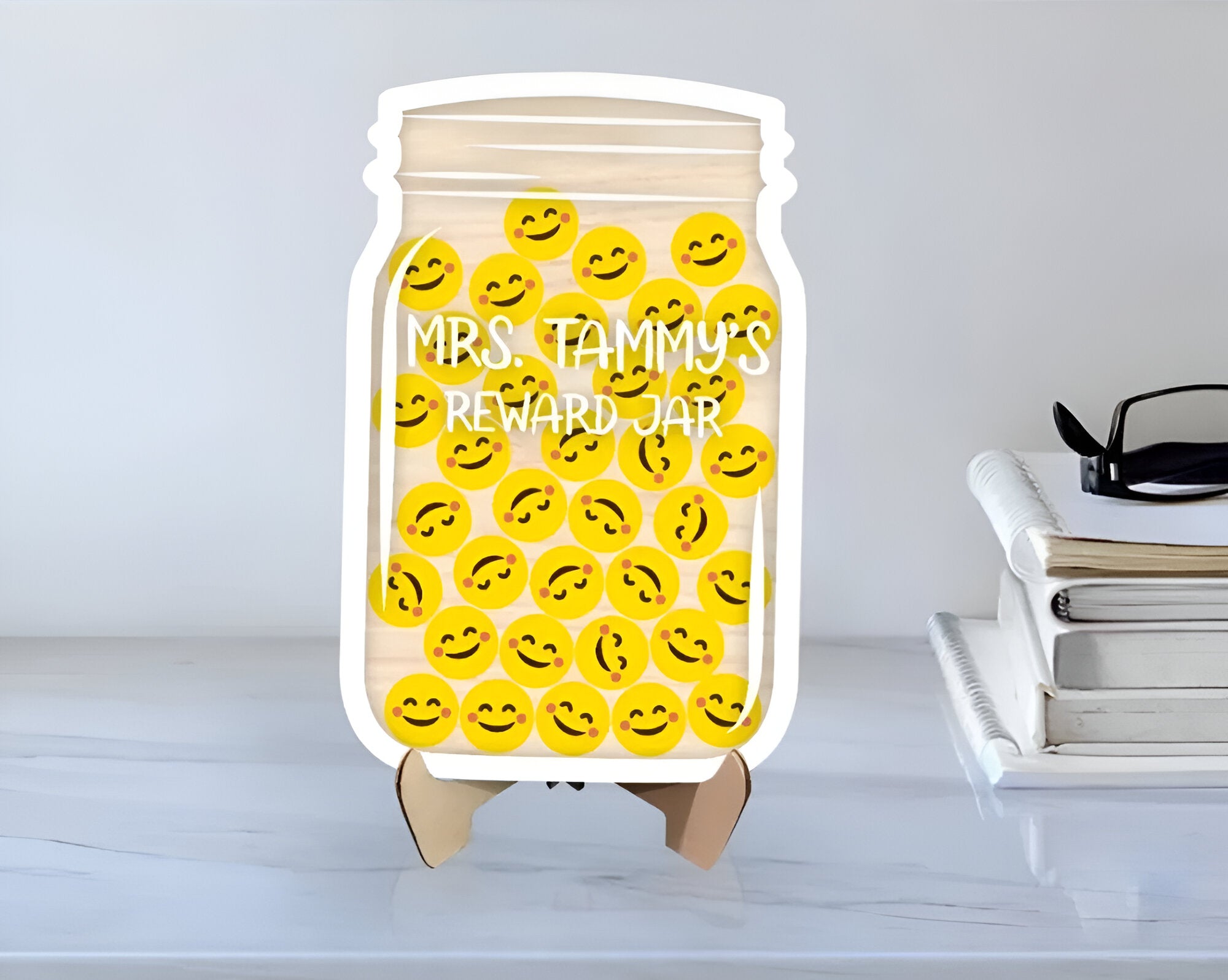 Custom Reward Jar For Kids, Personalized Reward Jar With Tokens Classroom Teacher Jar, Good Behavior Jar, Kindness Jar, Kids Behavior Jar rejar rejar1