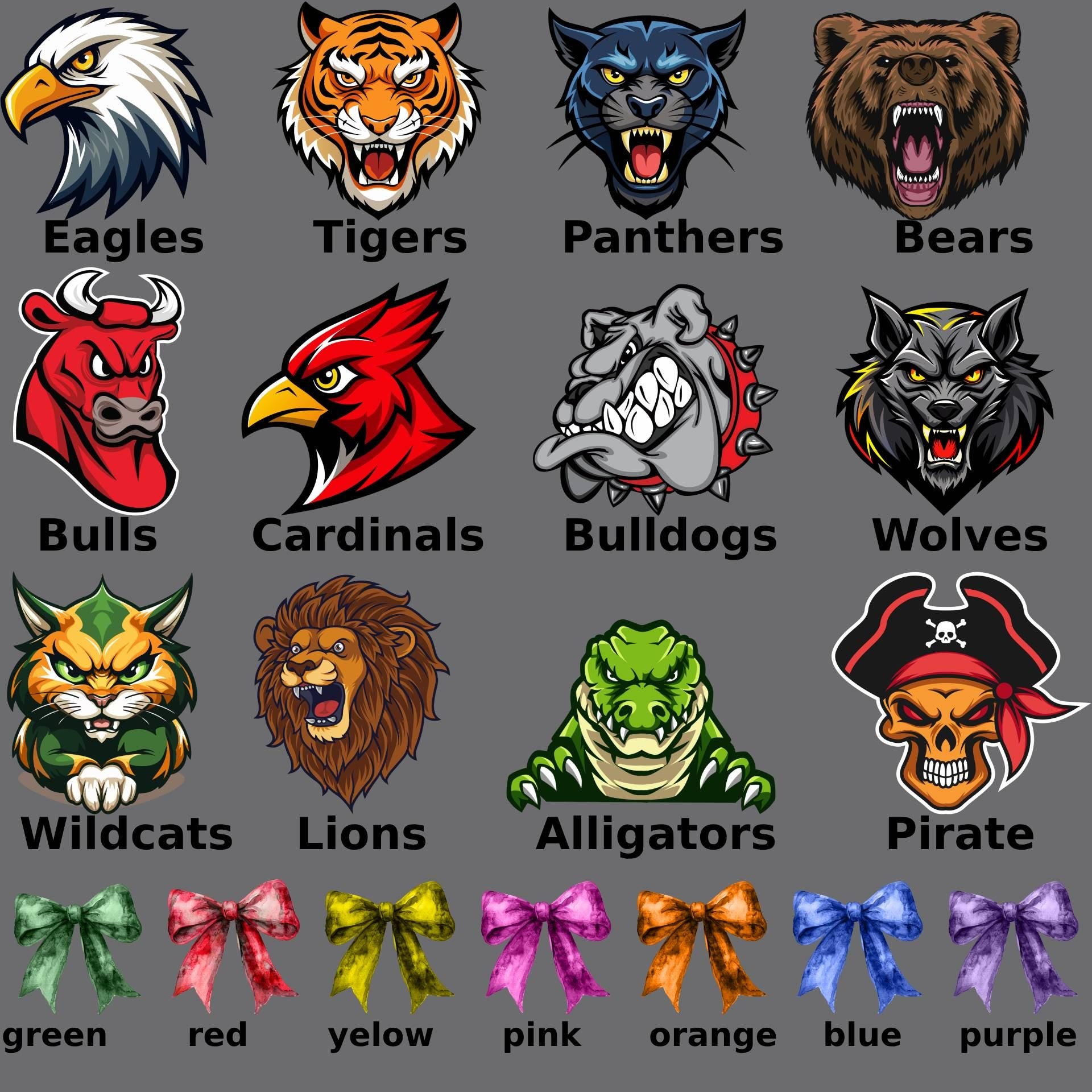 Custom Volleyball Mom TShirt,Cute Mascot Bow Shirt,School Spirit Cheer Shirts,Coquette Bows Cheer Shirt,Custom Volleyball Team Cheer Mascot  CUSFB