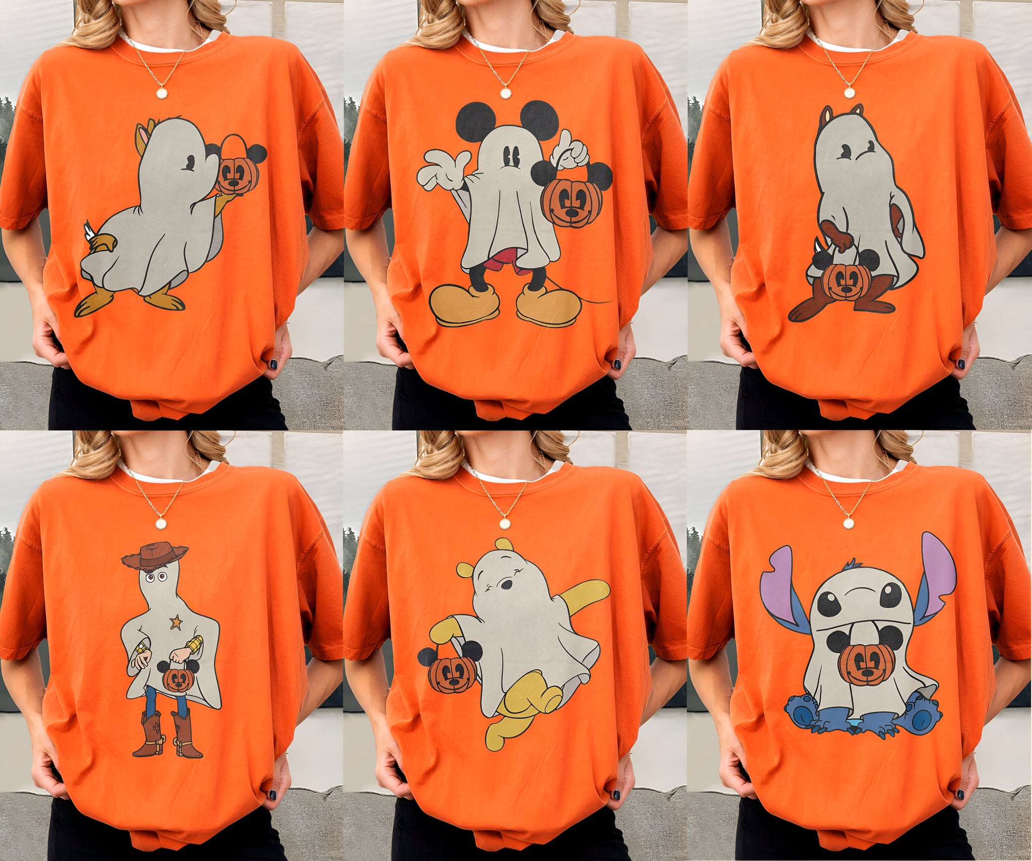 Customize Disney Characters Halloween Shirt, Mickey Ghost Shirt, Mickey's Not So Scary Halloween Party, Disney Halloween Trip Shirt