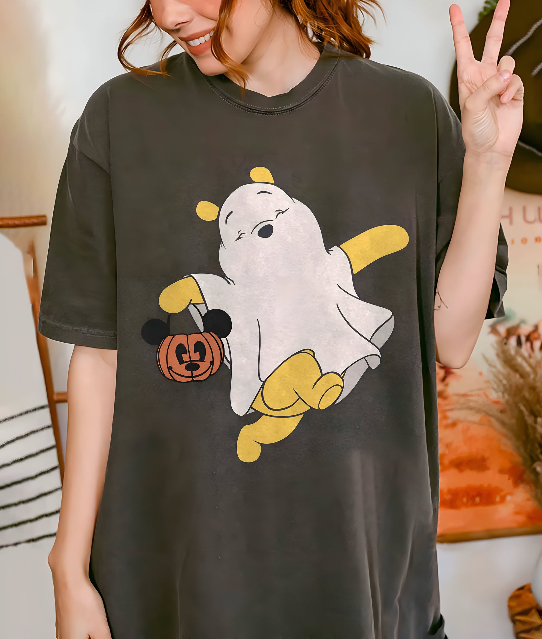 Customize Disney Characters Halloween Shirt, Mickey Ghost Shirt, Mickey's Not So Scary Halloween Party, Disney Halloween Trip Shirt