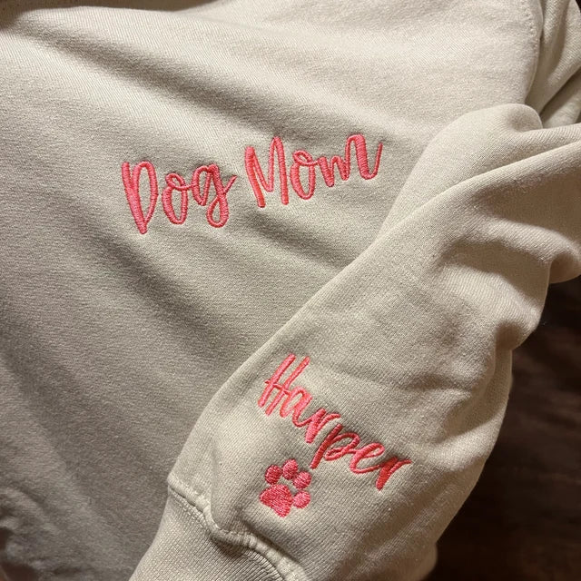 Custom Embroidered Sweatshirts, Hoodie - Personalized Crewnecks Wedding Gifts for Couple em3