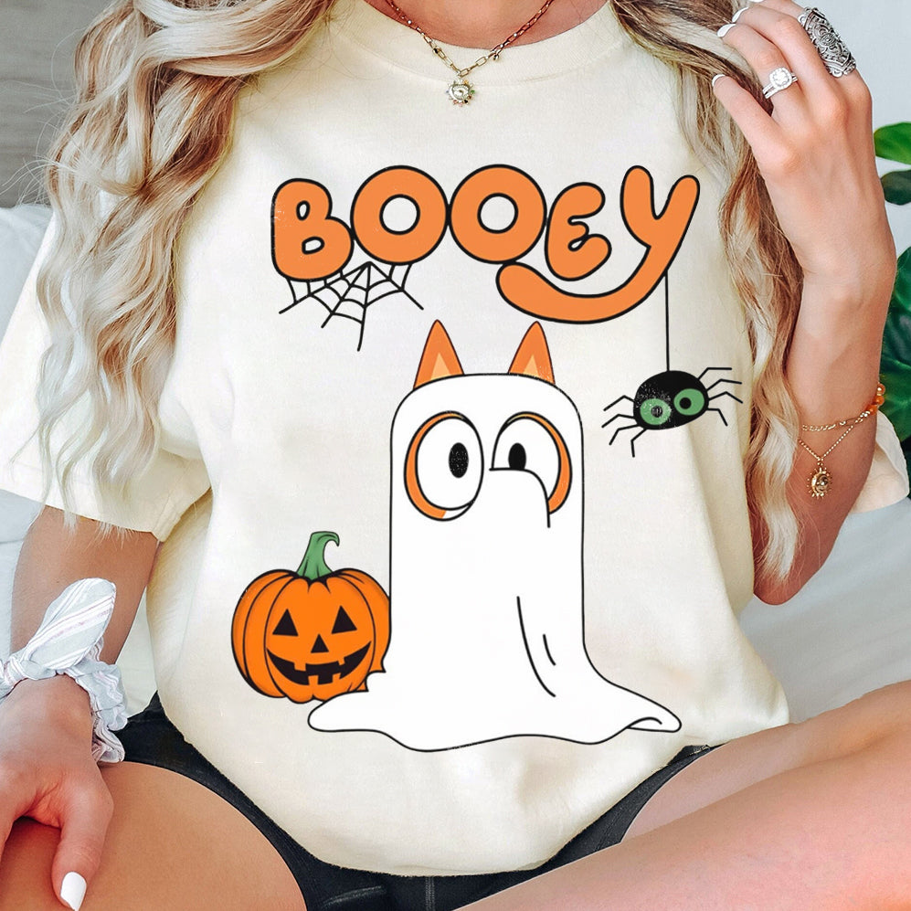 Cute Booey Halloween Shirt, Booey Shirt, Blue Halloween Shirt, Cute Halloween Shirt, Booey Halloween Ghost Shirt, Halloween Booey Sweatshirt