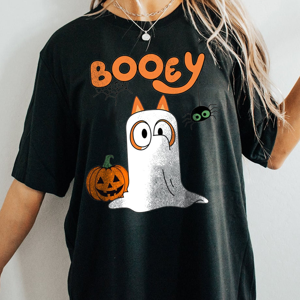 Cute Booey Halloween Shirt, Booey Shirt, Blue Halloween Shirt, Cute Halloween Shirt, Booey Halloween Ghost Shirt, Halloween Booey Sweatshirt