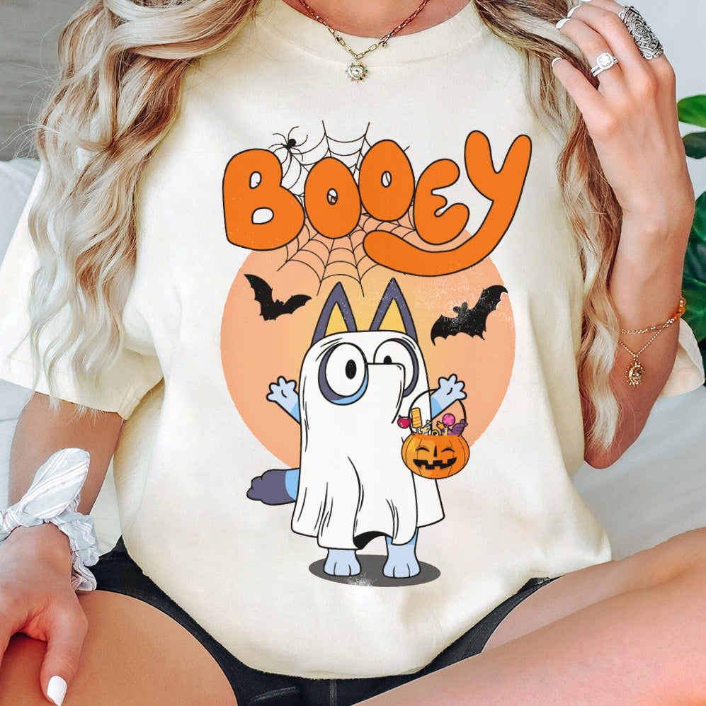 Cute Booey Halloween Shirt, Booey Shirt, Blue Halloween Shirt, Cute Halloween Shirt V2, Booey Halloween Ghost Shirt, Halloween Booey Sweatshirt