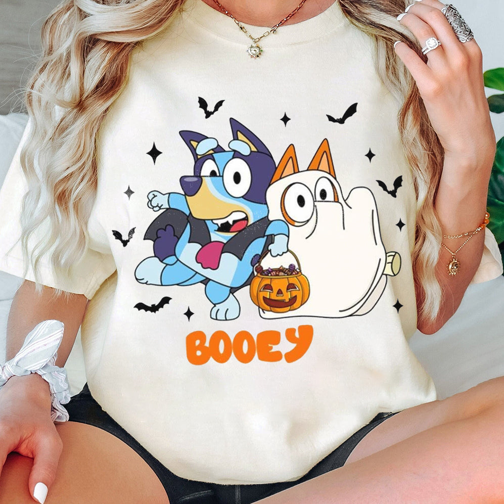 Cute Booey Halloween Shirt, Booey Shirt, Blue Halloween Shirt, Cute Halloween Shirt V5, Booey Halloween Ghost Shirt, Halloween Booey Sweatshirt