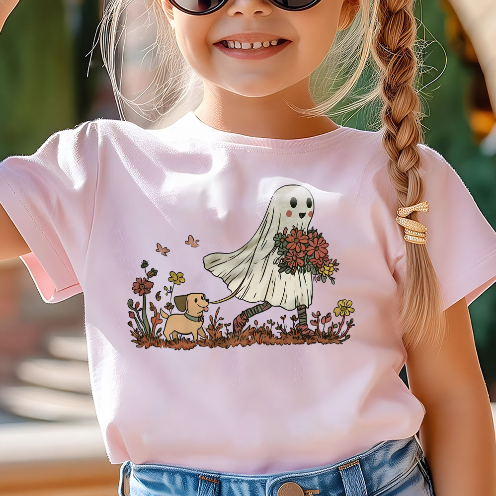 Cute dog mom T-shirt, Halloween dog T-shirt, retro halloween T-shirt, Ghost T-shirt, Ghost dog T-shirt, cute halloween T-shirt