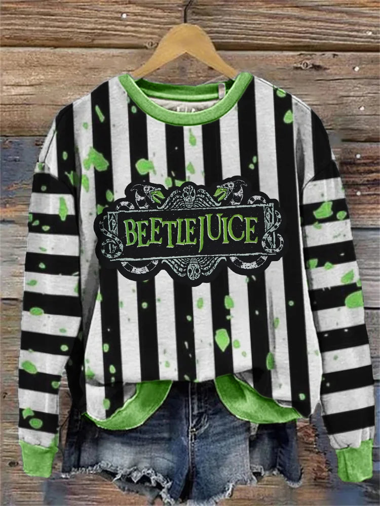 Beetlejuice Shirt, 3D Horror Movie Shirt, Beetlejuice 1988 Movie T-Shirt, Vintage Halloween Movie Shirt, Beetlejuice Gift, Halloween Party, HLWQT 10