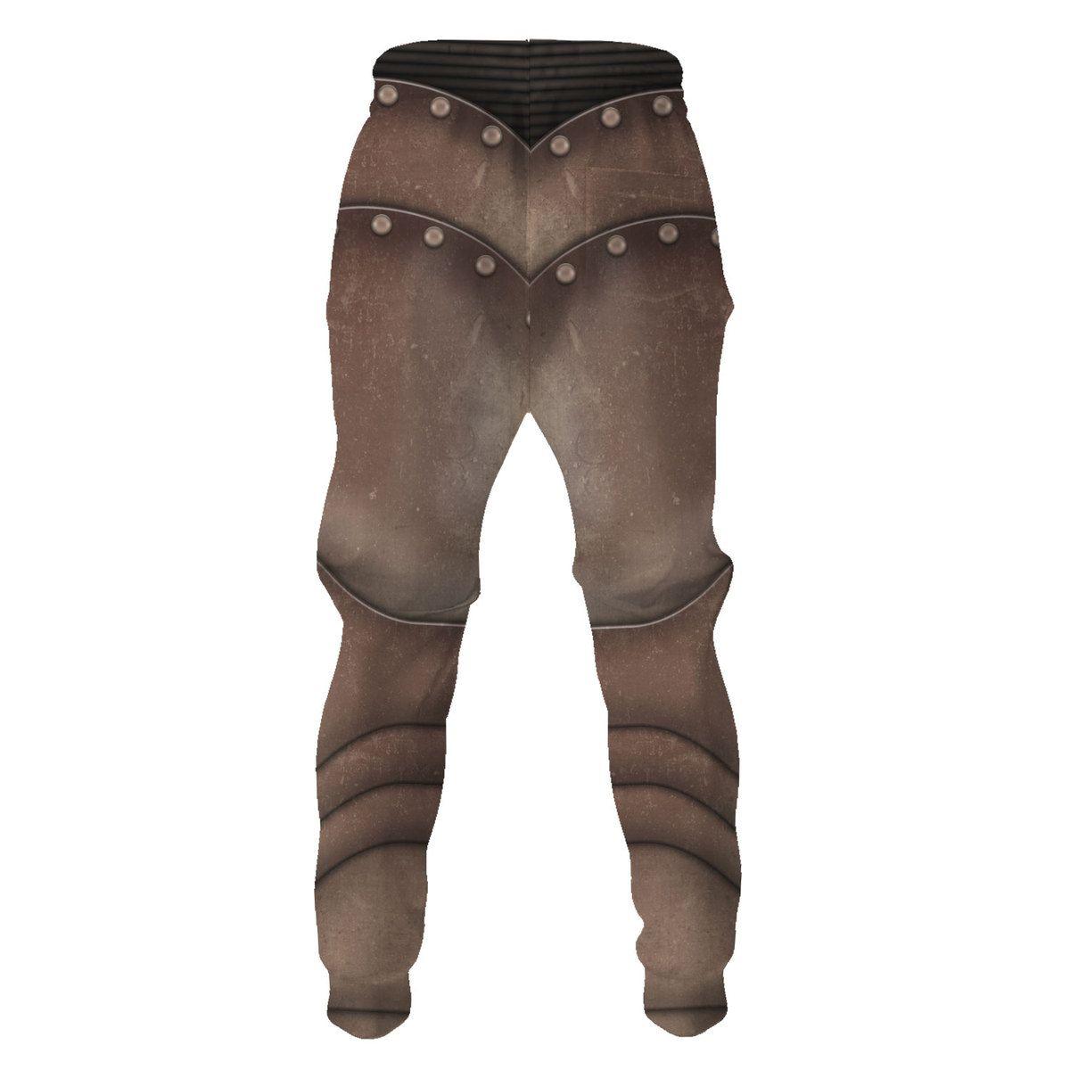 Death Guard Pre-Heresy Warhammer Costume Hoodie Jogger, Death Guard Pre-Heresy Marines Cosplay 3D Hoodie Pants, Warhammer 3D Tracksuit , TQT5