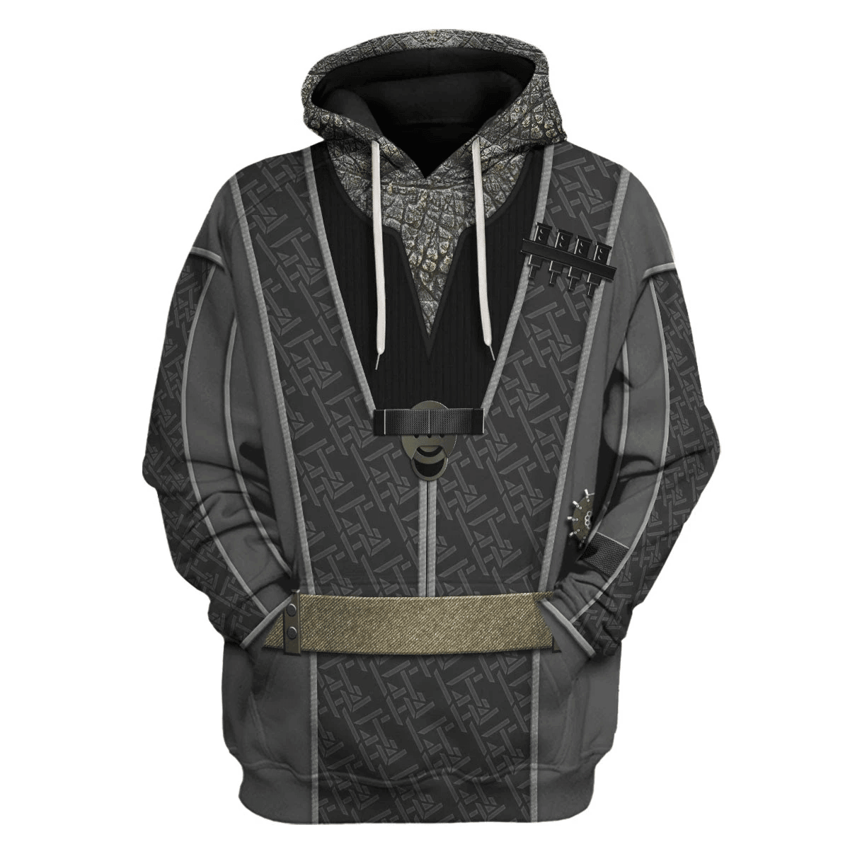 Deep Space Nine Jem'Hadar Military Warhammer Costume Hoodie Jogger, Deep Space Nine Jem'Hadar Military Marines Cosplay 3D Hoodie Pants, Warhammer 3D Tracksuit, Warhammer Game Outfit TQT4