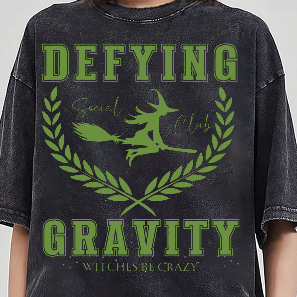 Defying Gravity Social Club Witches Be Crazy Unisex Heavy Blend Sweatshirt, Wicked Inspired Shirt, Broadway Lover Gift