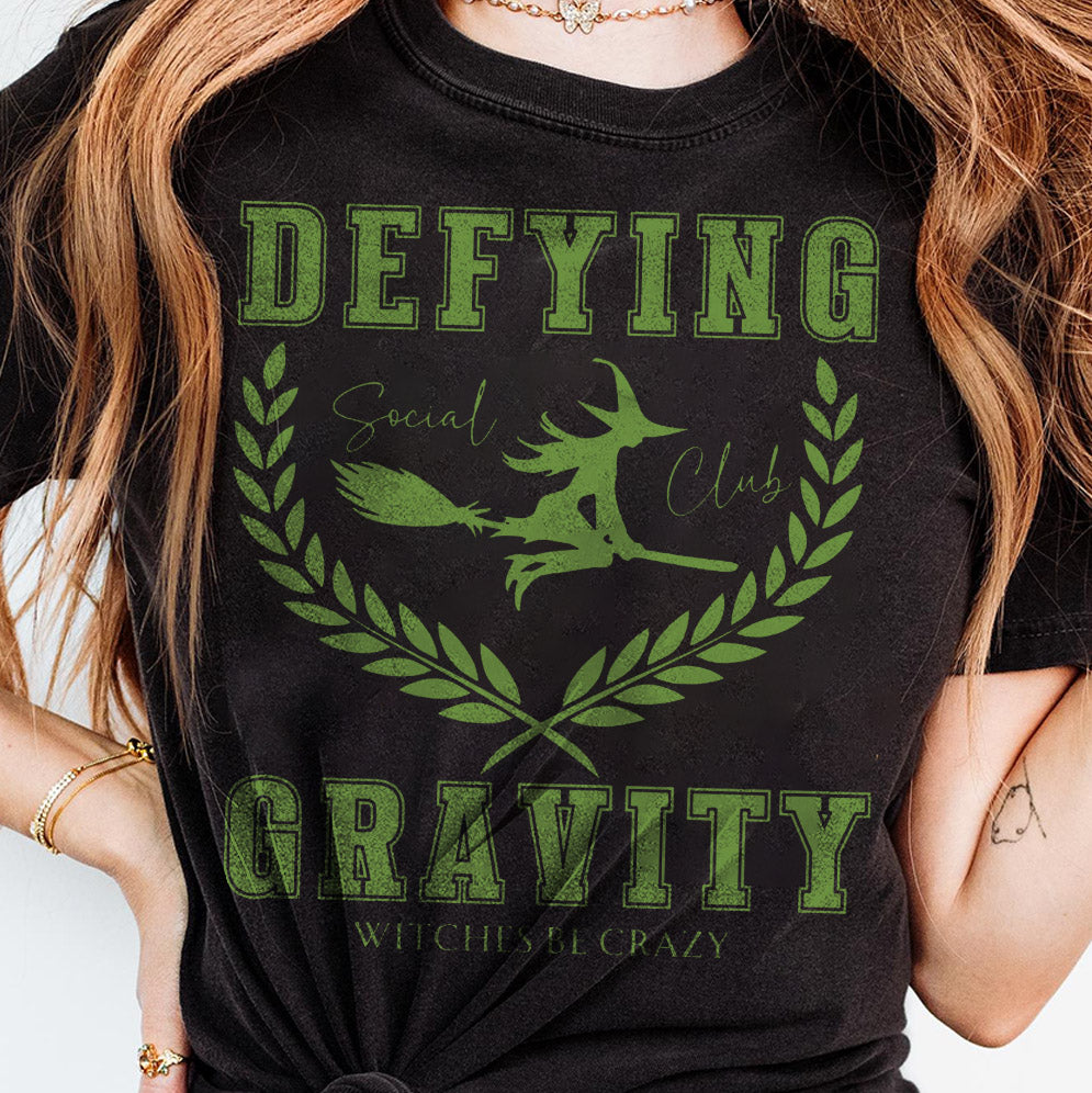 Defying Gravity Social Club Witches Be Crazy Unisex Heavy Blend Sweatshirt, Wicked Inspired Shirt, Broadway Lover Gift