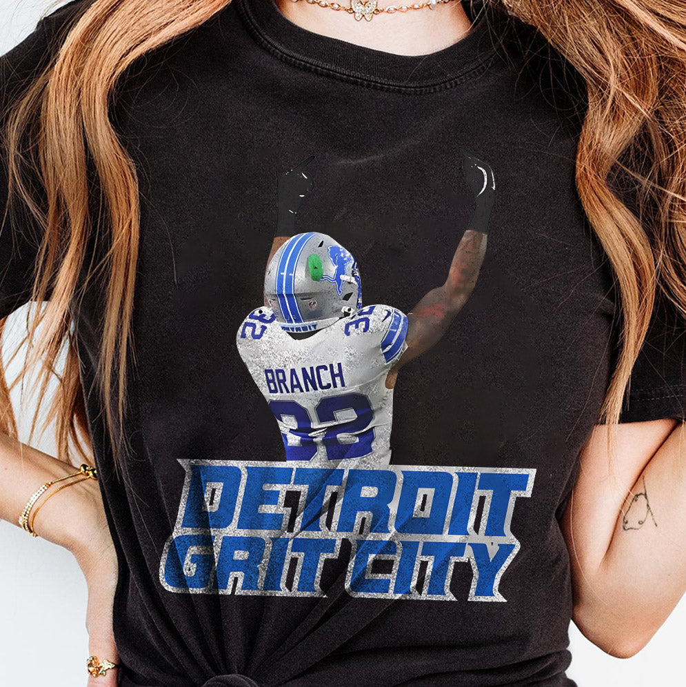 Detroit Brian Branch Middle Finger Shirt, Sweatshirt, Hoodie, High-Quality Vintage-Inspired Design, Perfect Gift for Lions Fans V2, Detroit Football