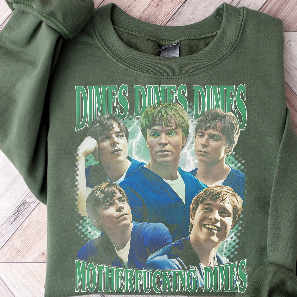 Dimes Dimes Dimes Motherfucking Png , Dimes Nicholas Chavez Retro 90s Tyle Raptee png, Menendez Brothers Tee, TV Show Tees