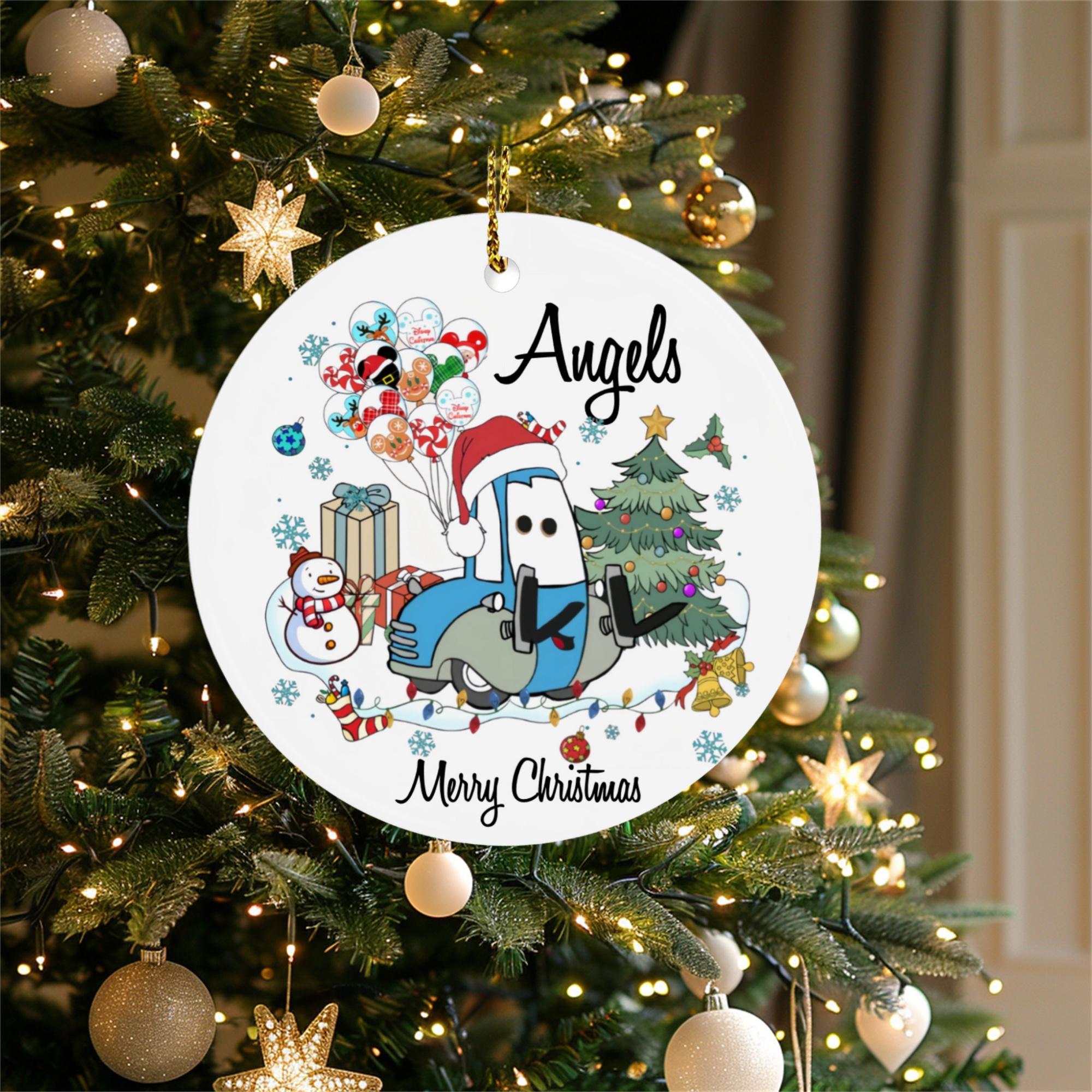 Disney Cars Christmas Decorations, , Lightning McQueen Decorations, Personalized Christmas Tree Hanging, Custom Name Gifts, Kids Christmas ORH2510