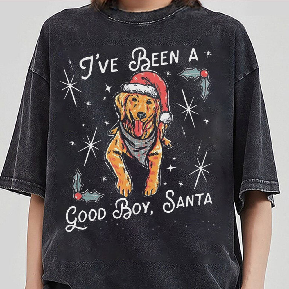 Dog I?ve Been A Good Boy Santa Ugly Sweater Christmas 2024 t-shirt, Sweatshirt, Hoodie And Tank Top