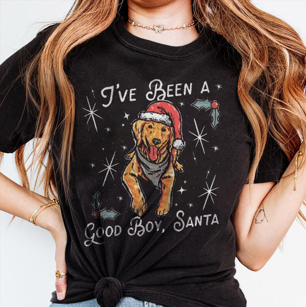 Dog I?ve Been A Good Boy Santa Ugly Sweater Christmas 2024 t-shirt, Sweatshirt, Hoodie And Tank Top