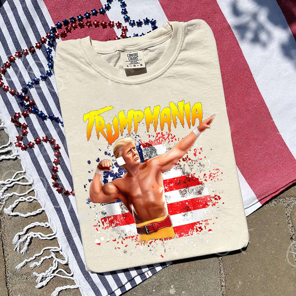 Donald Trump Hulk Hogan Maga Shirt, Trumpamania T-Shirt, Patriotic Shirt, USA Pride Tee, Political Statement Shirt , Vote Trump 2024