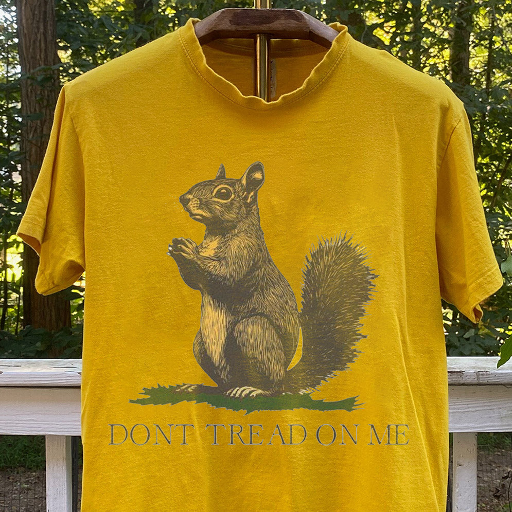 Don't Tread On Me Shirt - Dont Tread On Me Squirrel Shirt, Justice For Peanut The Squirrel Tee V2, Gadsden Flag shirt, American Patriotic Shirt