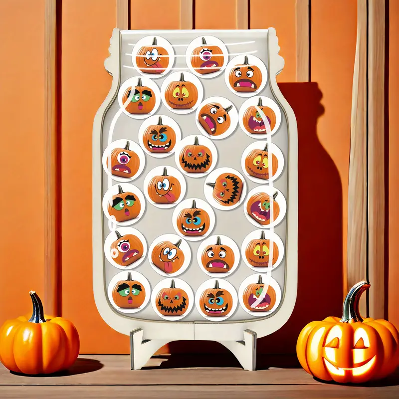 Spooky Pumpkin Star Award Jar - Engaging Classroom Reward System For Positive Behavior & Learning, Perfect For Halloween Decorations REJARTEM