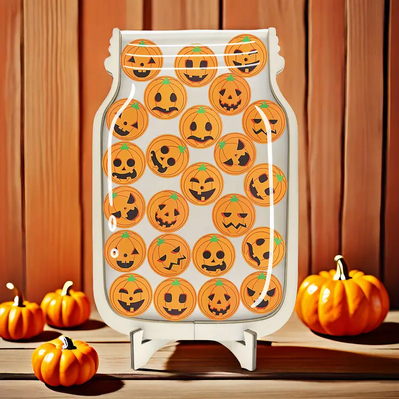 Spooky Pumpkin Star Award Jar - Engaging Classroom Reward System For Positive Behavior & Learning, Perfect For Halloween Decorations REJARTEM