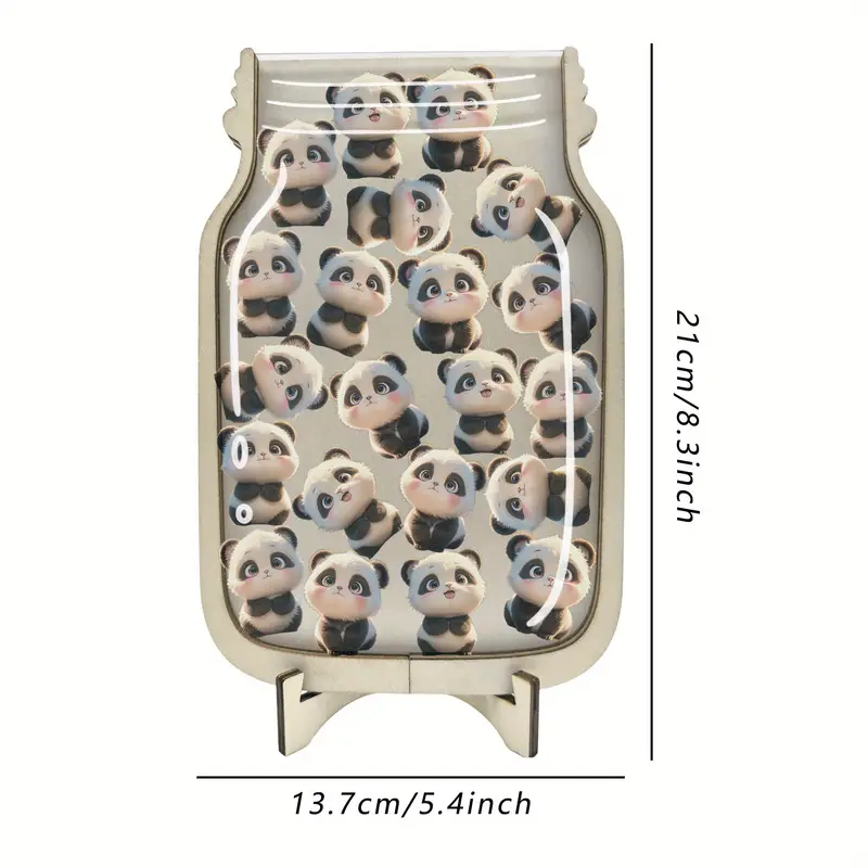 Panda-Themed Incentive Jar - Ideal For Toilet Training & Classroom Behavior, Essential For Home And Educational Settings REJARTEM