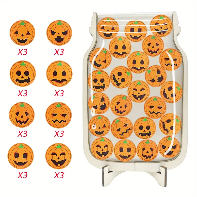 Spooky Pumpkin Star Award Jar - Engaging Classroom Reward System For Positive Behavior & Learning, Perfect For Halloween Decorations REJARTEM