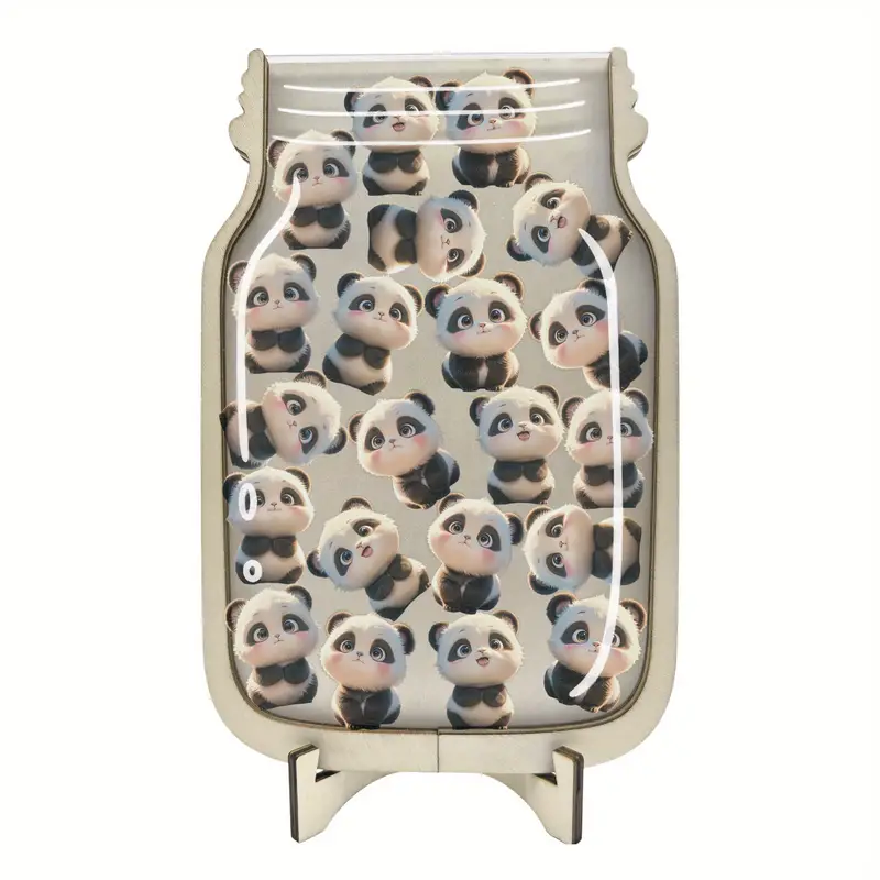 Panda-Themed Incentive Jar - Ideal For Toilet Training & Classroom Behavior, Essential For Home And Educational Settings REJARTEM