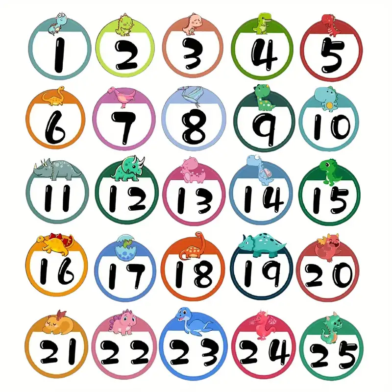 Star Reward Jars 1-25 - Positive Behavior Incentives, Perfect For Birthday Countdowns & Holiday Decorations REJARTEM