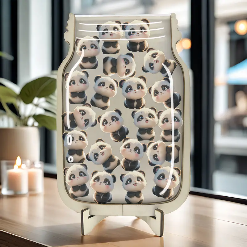 Panda-Themed Incentive Jar - Ideal For Toilet Training & Classroom Behavior, Essential For Home And Educational Settings REJARTEM