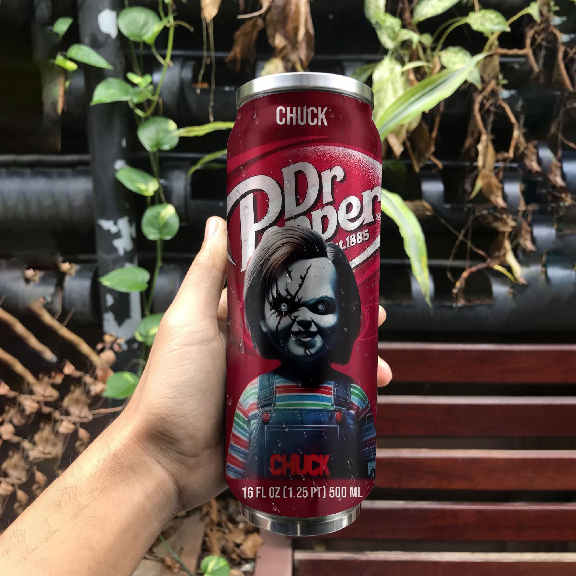Dr Pepper Drink chucky Halloween Insulated Tumbler Stainless Steel Water - 16Oz 937201_parent tumb1