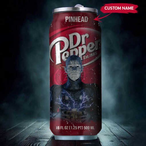 Dr Pepper Drink Pinhead Halloween Insulated Tumbler Stainless Steel Water - 16Oz 440644_parent tumb1