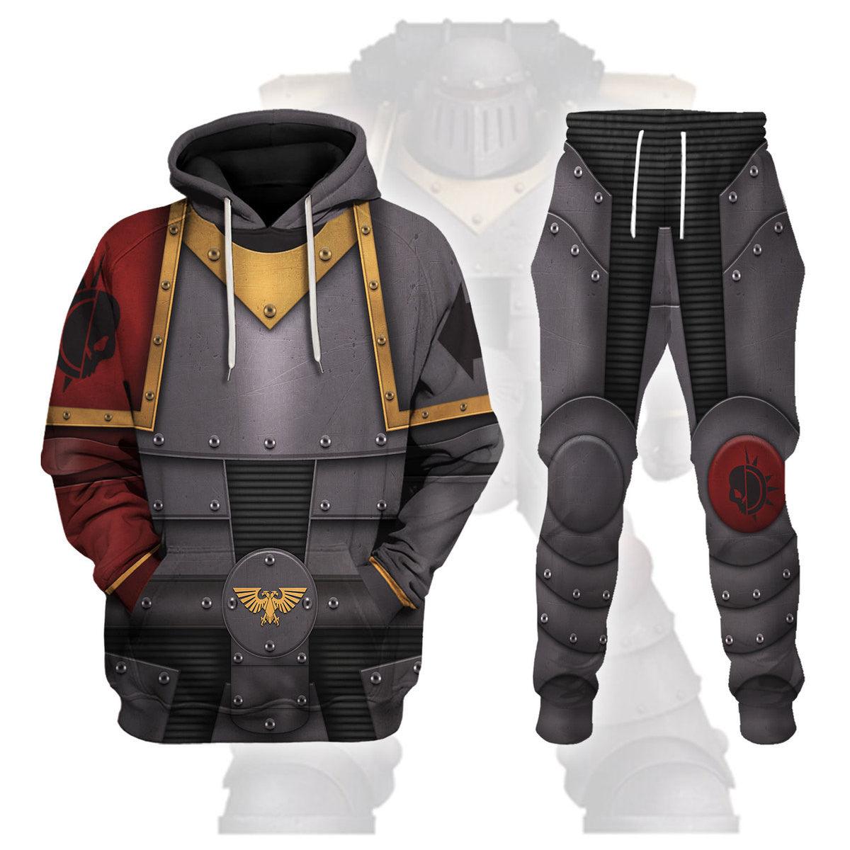 Dusk Raiders Warhammer Costume Hoodie Jogger, Dusk Raiders Marines Cosplay 3D Hoodie Pants, Warhammer 3D Tracksuit , TQT5