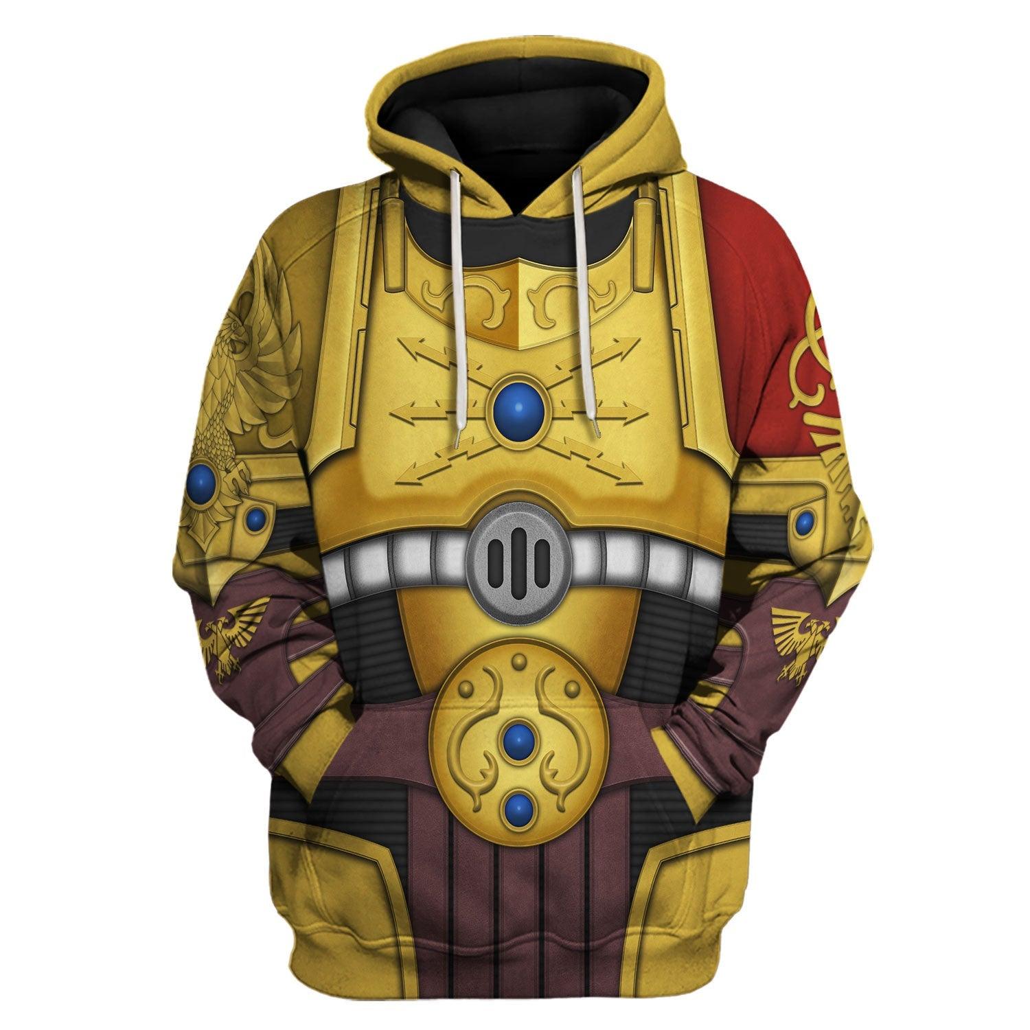 Emissaries Imperatus Warhammer Costume Hoodie Jogger, Emissaries Imperatus Cosplay 3D Hoodie Pants, Warhammer 3D Tracksuit , TQT5