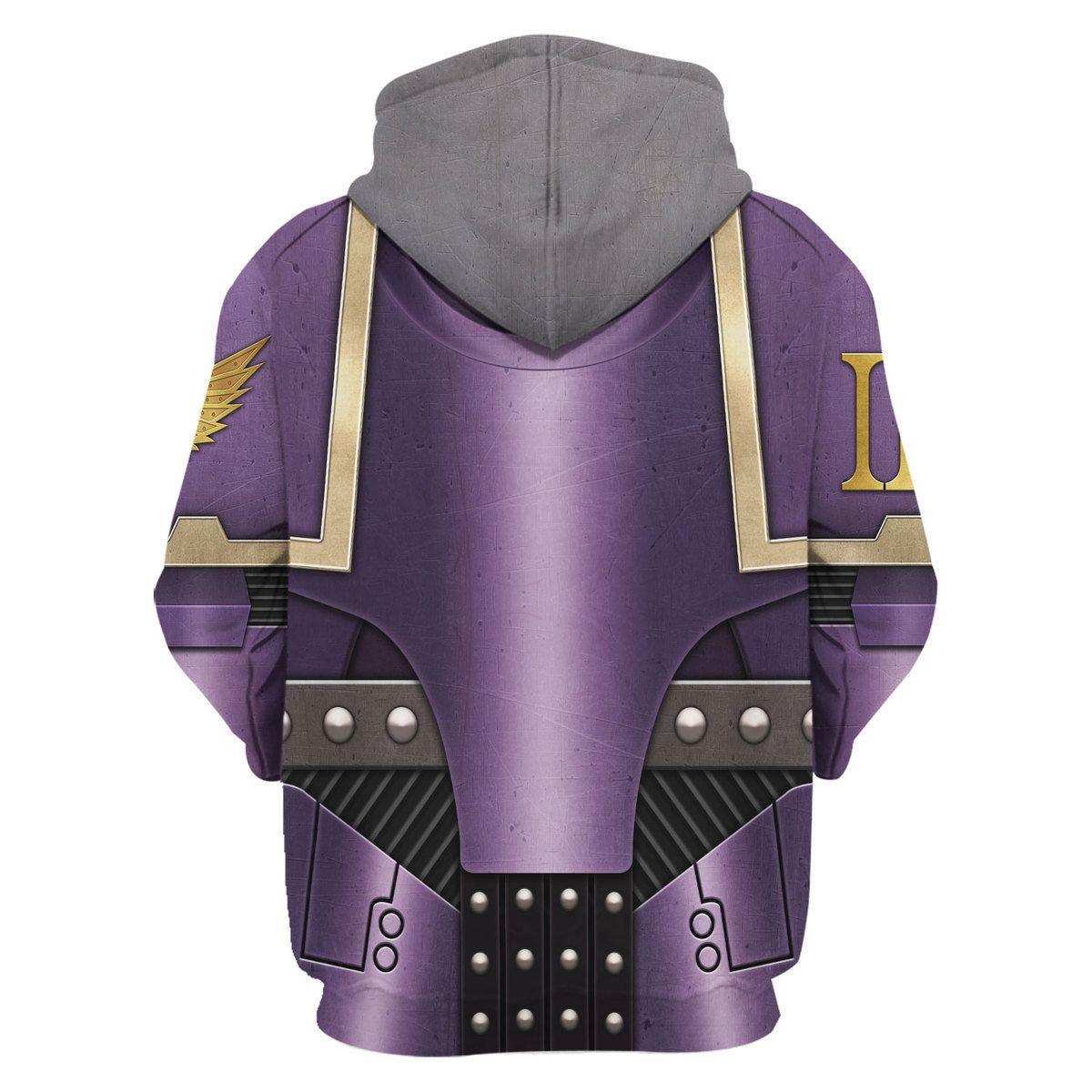 Emperor Children Warhammer Costume Hoodie Jogger, Emperor Children Marines Cosplay 3D Hoodie Pants, Warhammer 3D Tracksuit , TQT5