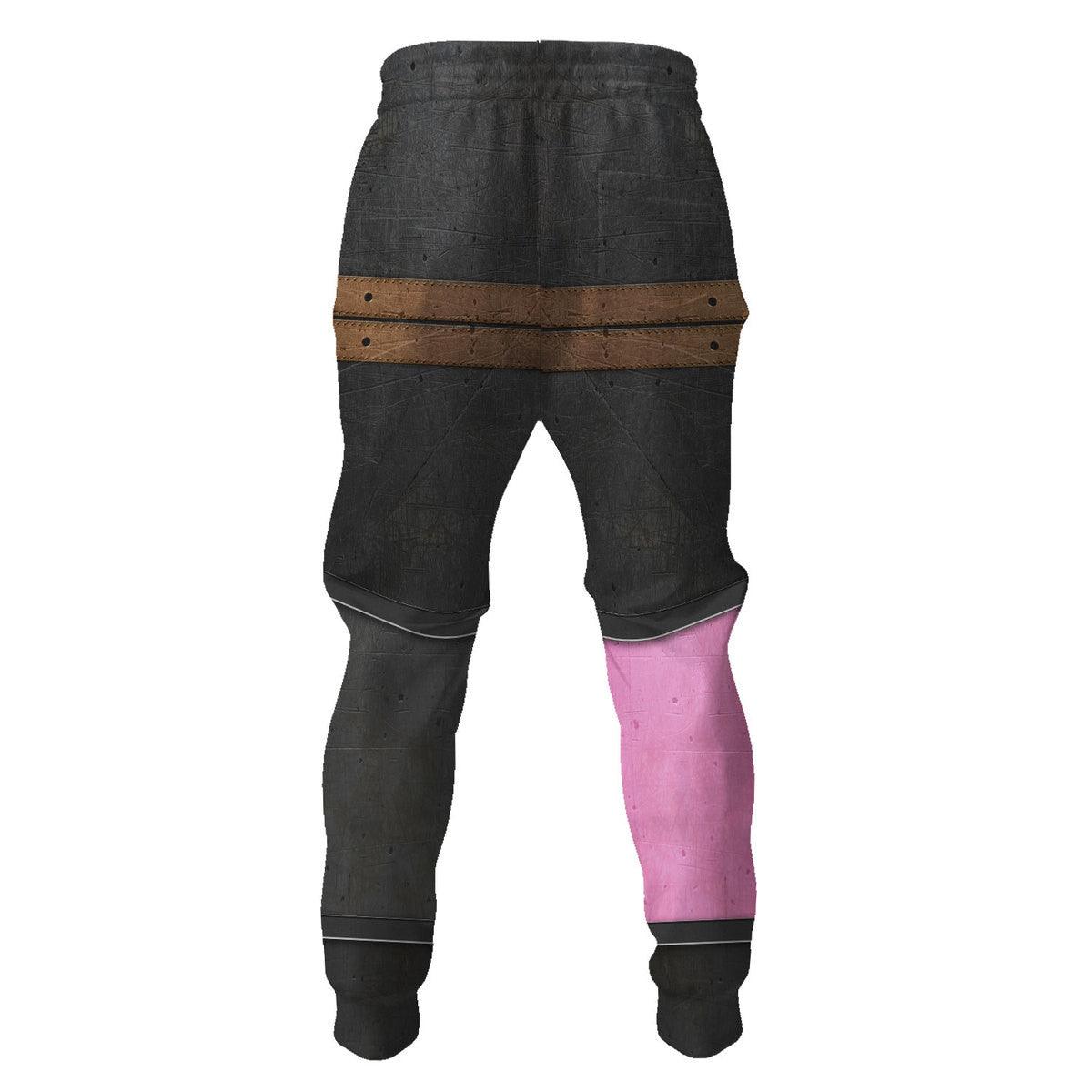 Emperor's Children Legion Colour Scheme Warhammer Costume Hoodie Jogger, Emperor's Children Legion Colour Scheme Space Marines Cosplay 3D Hoodie Pants, Warhammer 3D Tracksuit, Warhammer Game Outfit TQT2