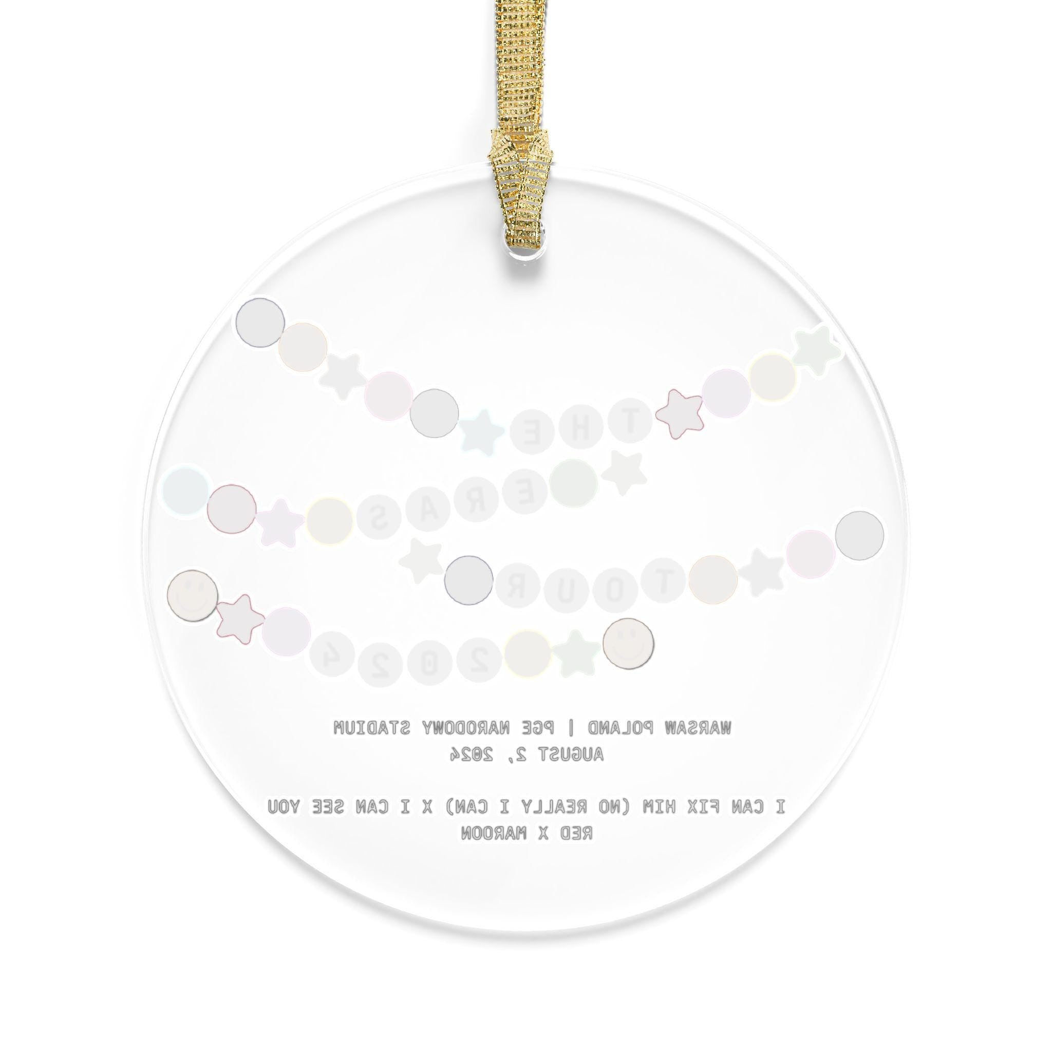 Eras Tour Ornament,Eras Tour Keepsake,Eras Tour Gift,Taylor Merch,Swiftie Gift,Swiftie Christmas, Swiftmas,Taylor Ornament ORH1710T