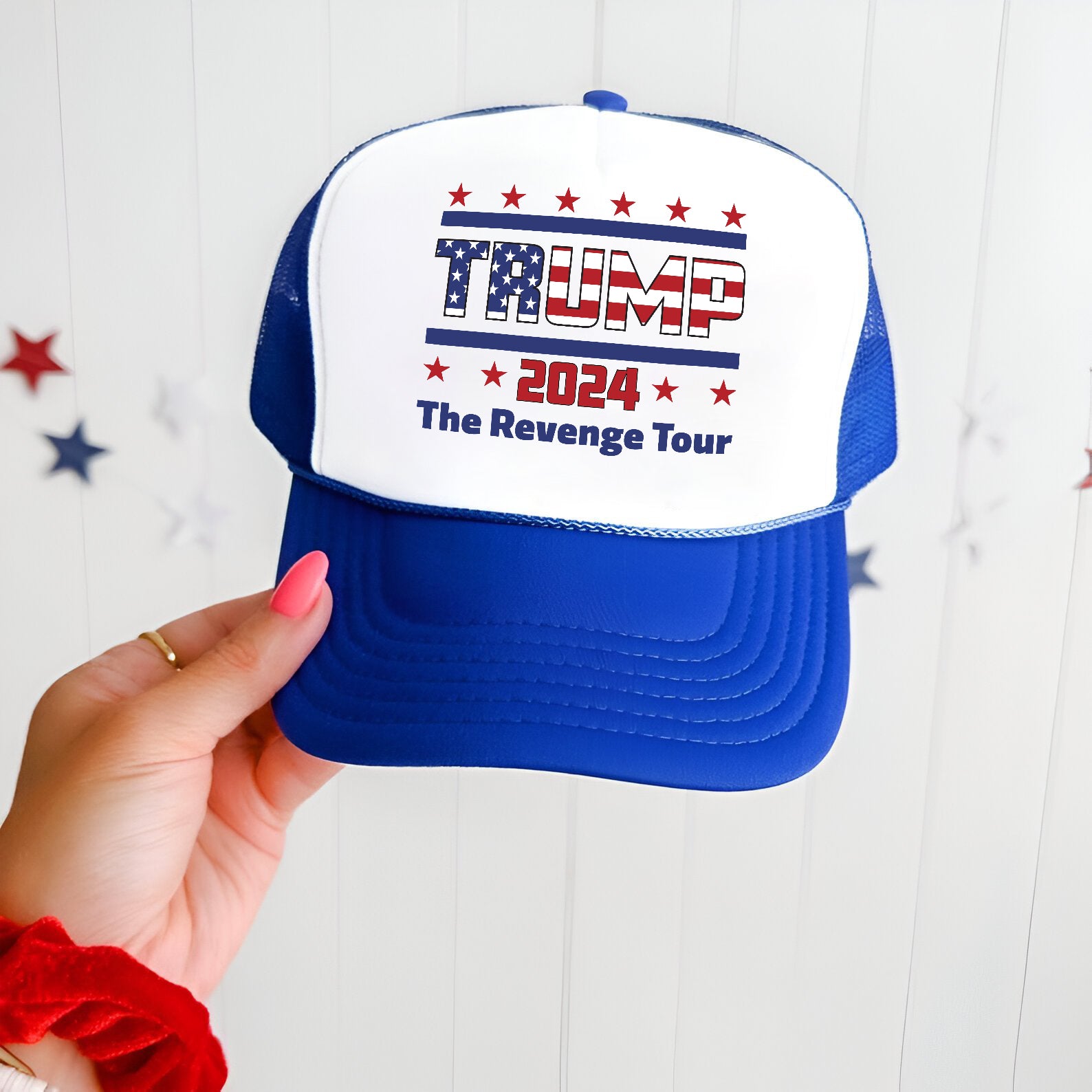 The Revenge Tour 2024 Trump Embroidered Hat Trucker Hat #28 Tu4