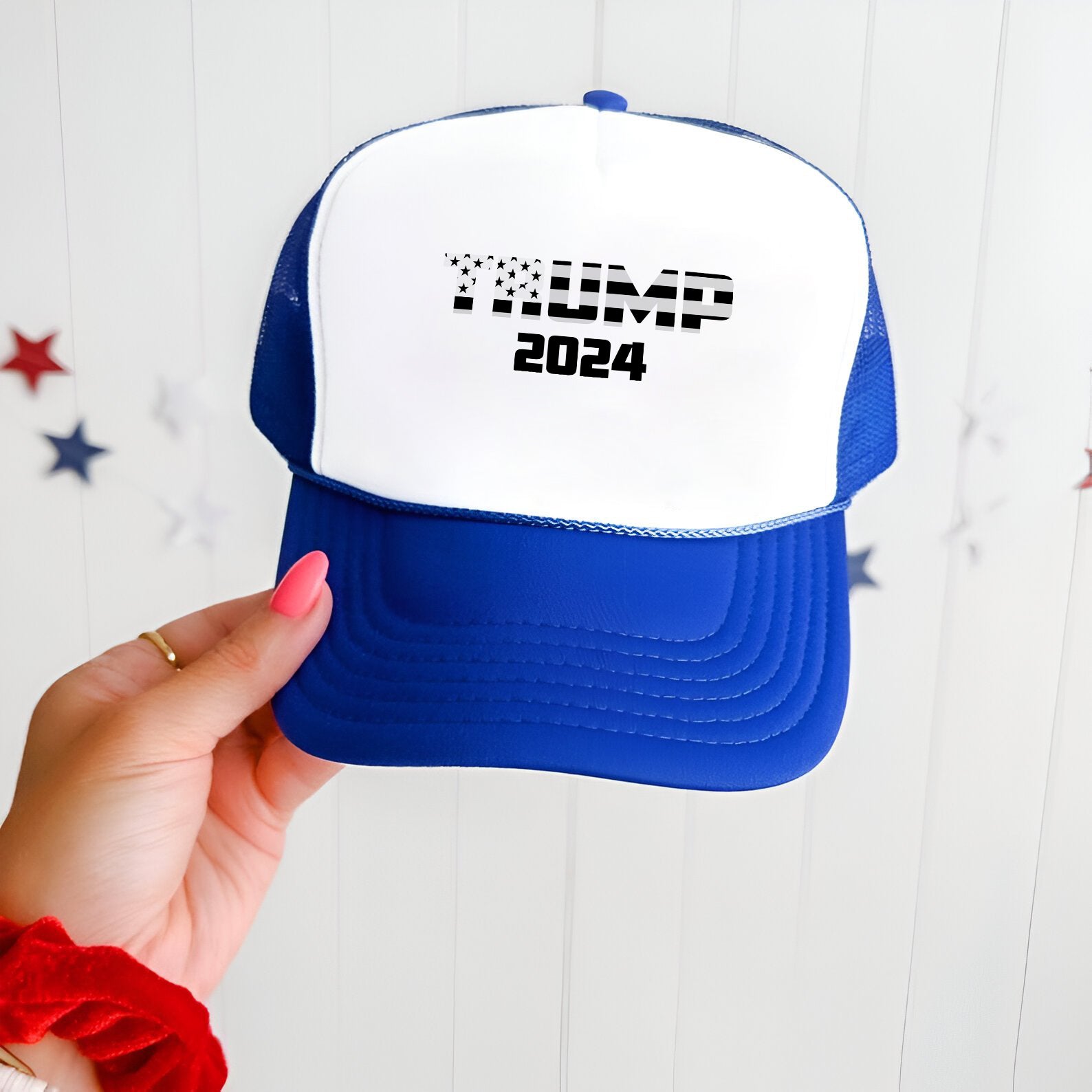 Trump 2024 Embroidered Hat Trucker Hat #30 Tu4