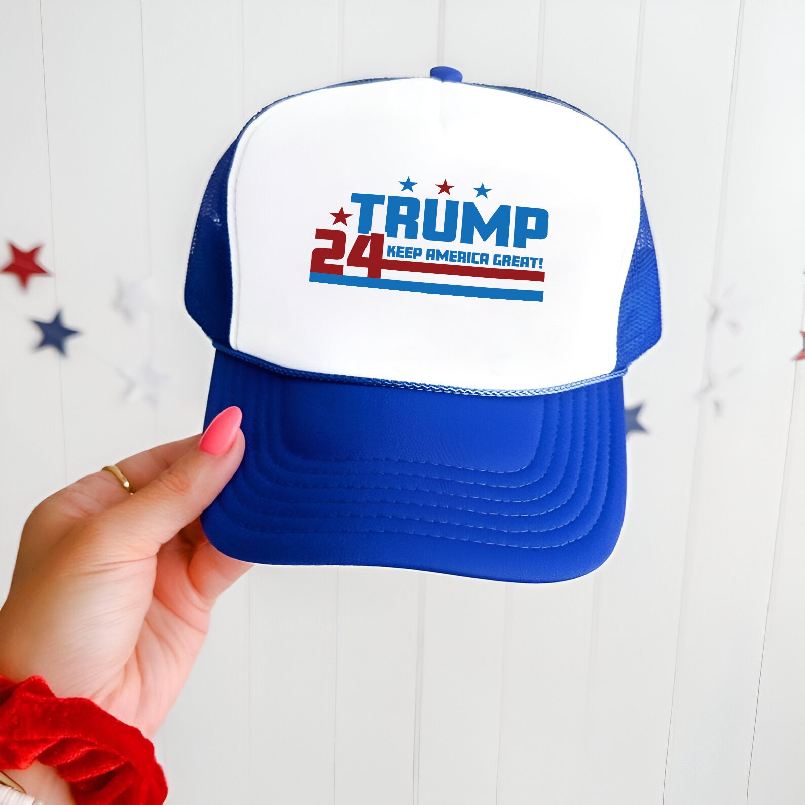 Keep America Great Embroidered Hat Trucker Hat #11 Tu4