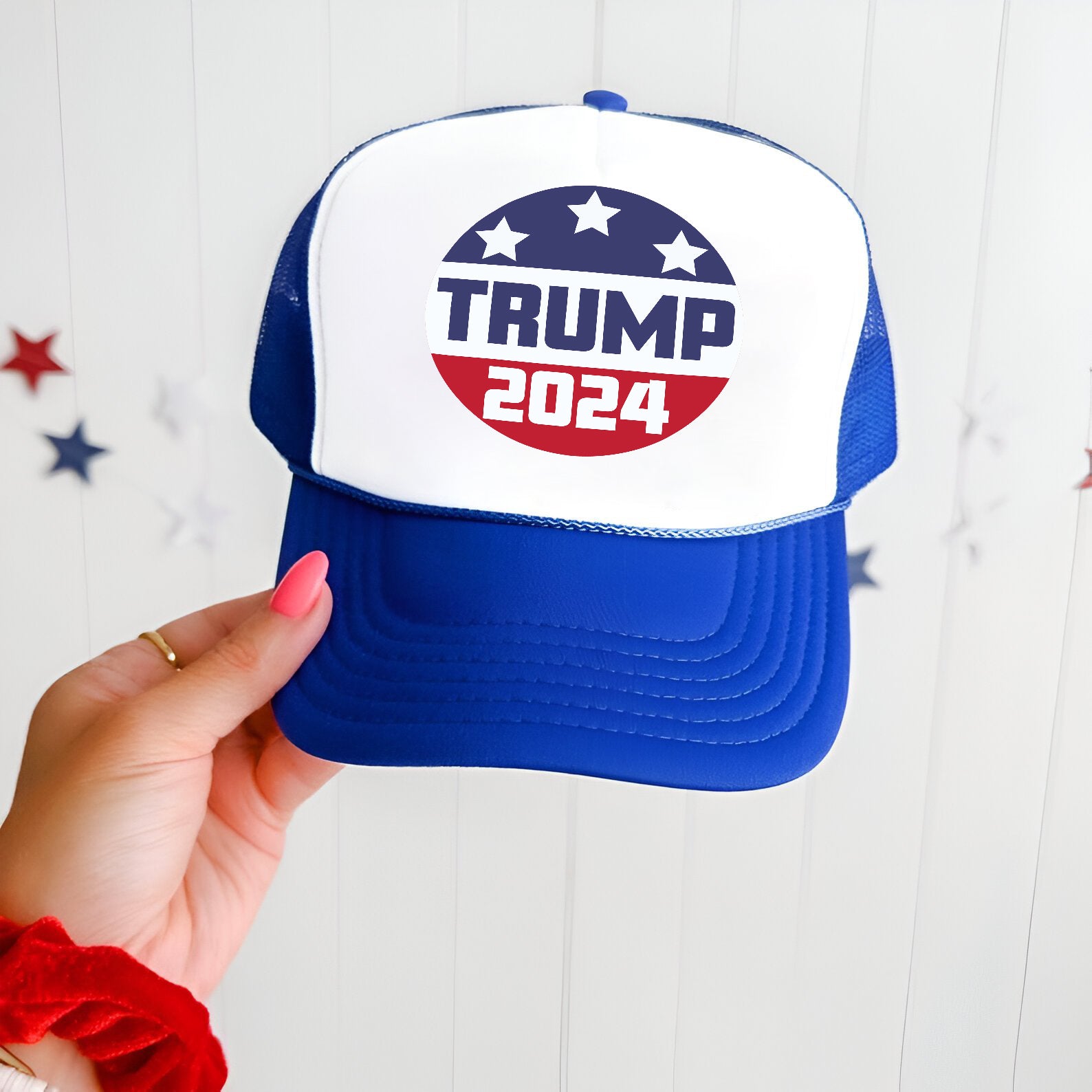 Trump 2024 Embroidered Hat Trucker Hat #25 Tu4