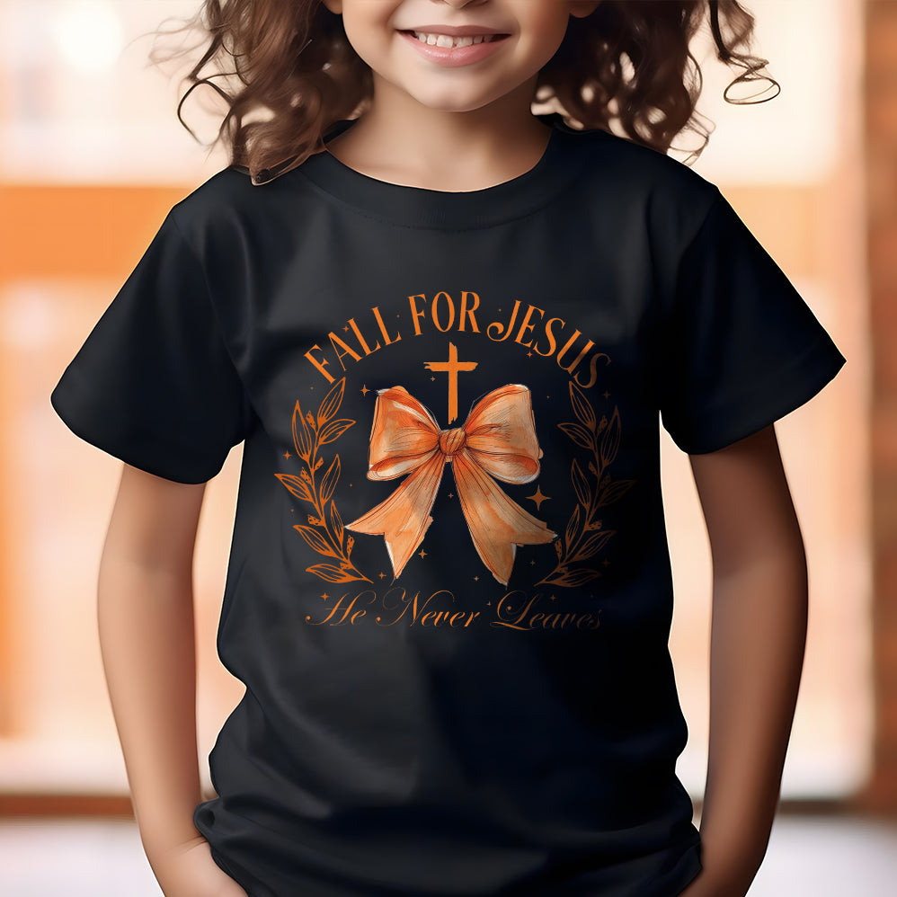 Fall for jesus he leaves leaves Png, Fall Coquette Bow PNG, Fall Shirt Png, Autumn Pumpkin Png, Autumn Sublimation Design, Christian png