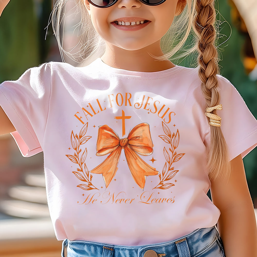 Fall for jesus he leaves leaves Png, Fall Coquette Bow PNG, Fall Shirt Png, Autumn Pumpkin Png, Autumn Sublimation Design, Christian png