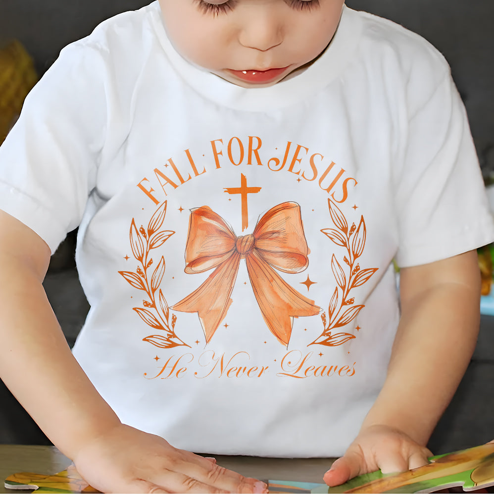 Fall for jesus he leaves leaves Png, Fall Coquette Bow PNG, Fall Shirt Png, Autumn Pumpkin Png, Autumn Sublimation Design, Christian png