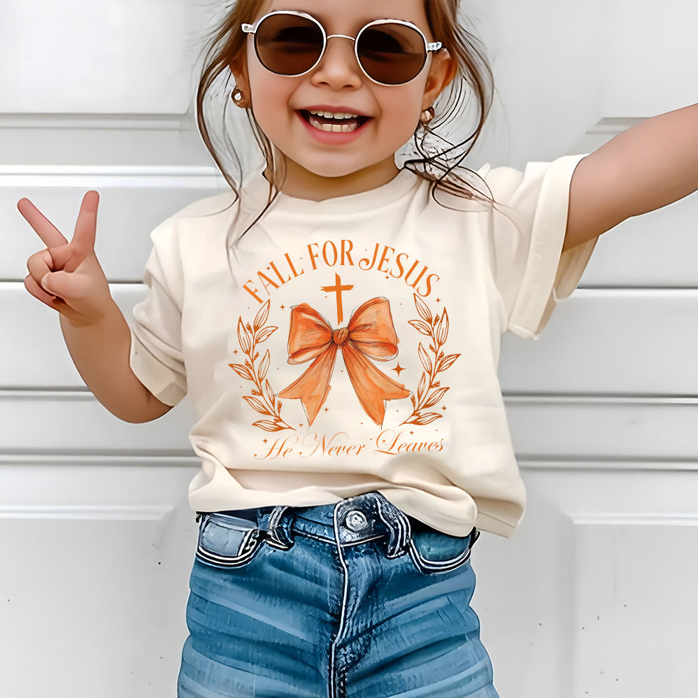 Fall for jesus he leaves leaves Png, Fall Coquette Bow PNG, Fall Shirt Png, Autumn Pumpkin Png, Autumn Sublimation Design, Christian png