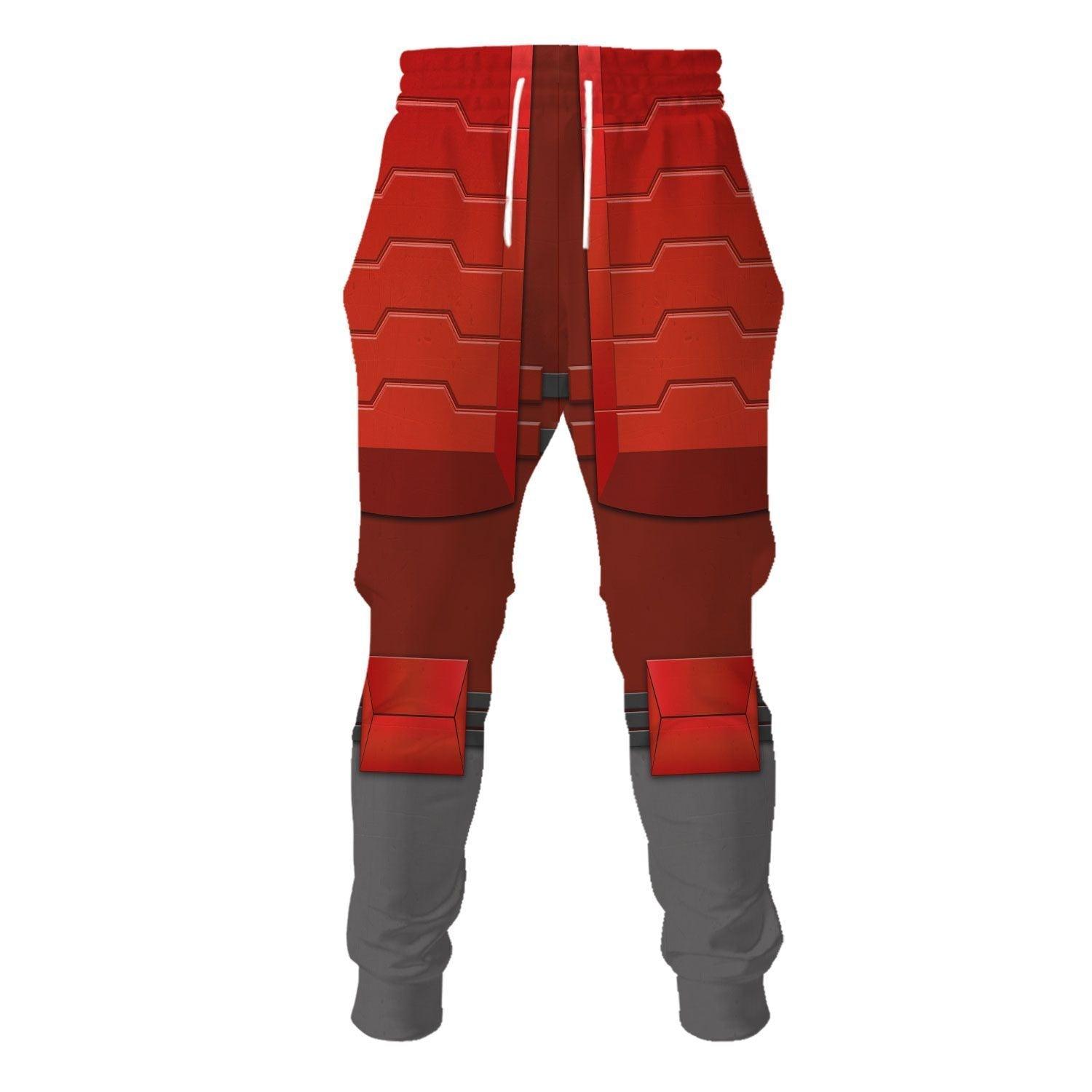 Farsight Marines Salamanders  Warhammer Costume Hoodie Jogger, Farsight Marines Salamanders Space Marines Cosplay 3D Hoodie Pants, Warhammer 3D Tracksuit, Warhammer Game Outfit TQT2