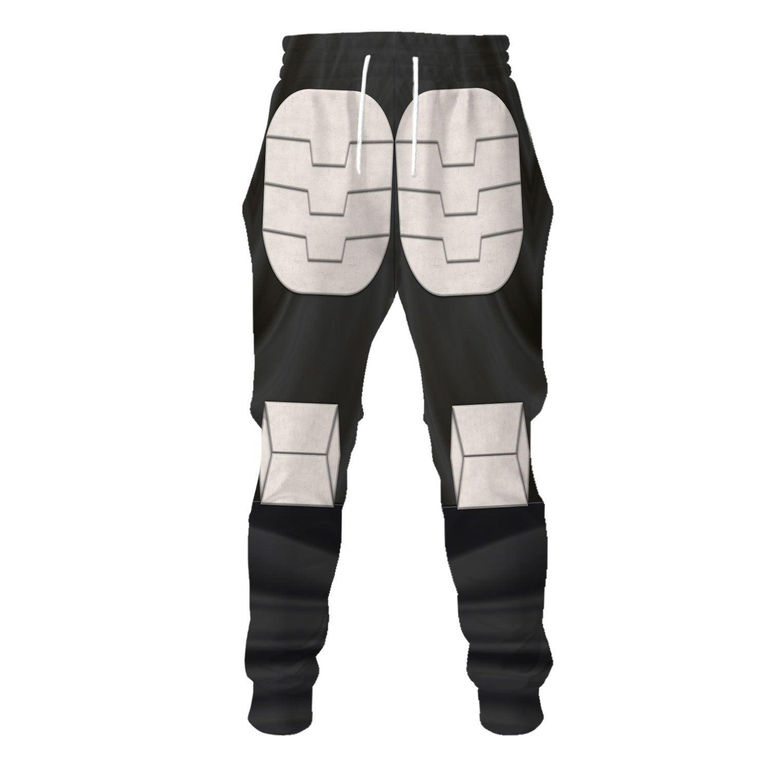 Fire Warrior Tau Empire Warhammer Costume Hoodie Jogger, Fire Warrior Tau Empire Marines Cosplay 3D Hoodie Pants, Warhammer 3D Tracksuit TQT4