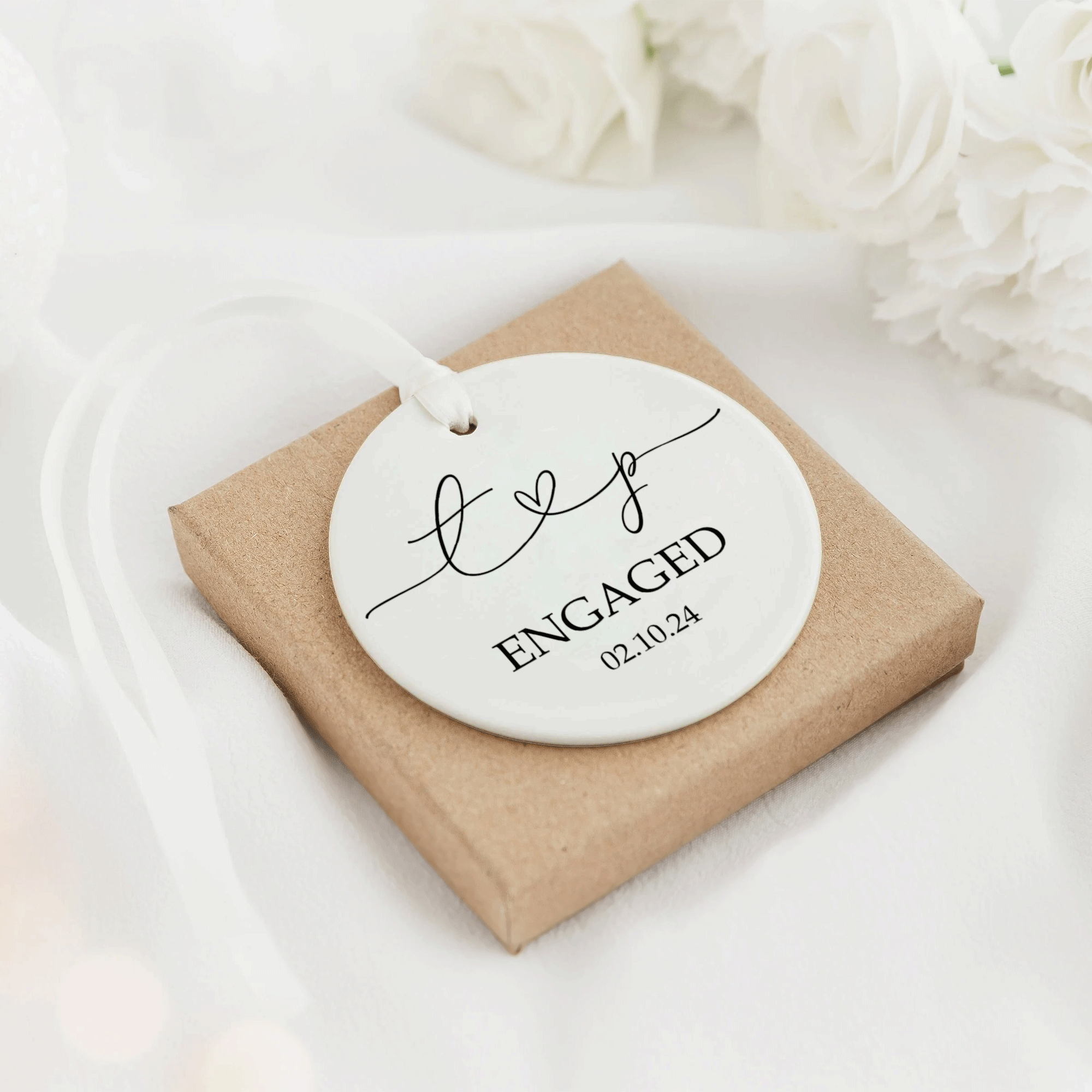 First Christmas Married Ornament, Mr Mrs Ornament, Personalized Wedding Gift, Newlywed Christmas Gift, Our First Christmas Ornament CX05-28 ORN2509