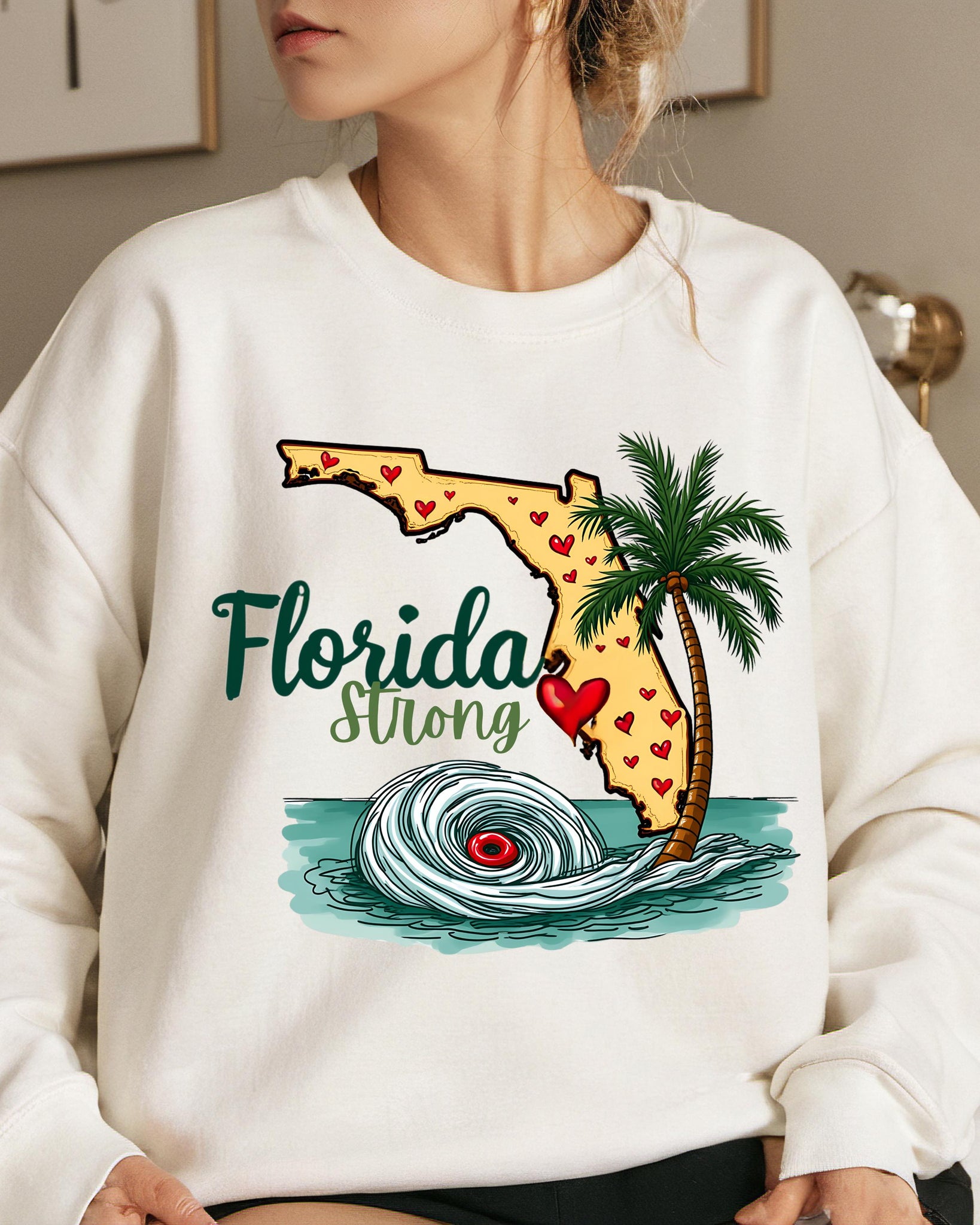 Florida Strong PNG, Hurrican Milton PNG, Bradenton Strong, Tampa Bay Strong, FL Hurricane Awareness, Sublimation TMC