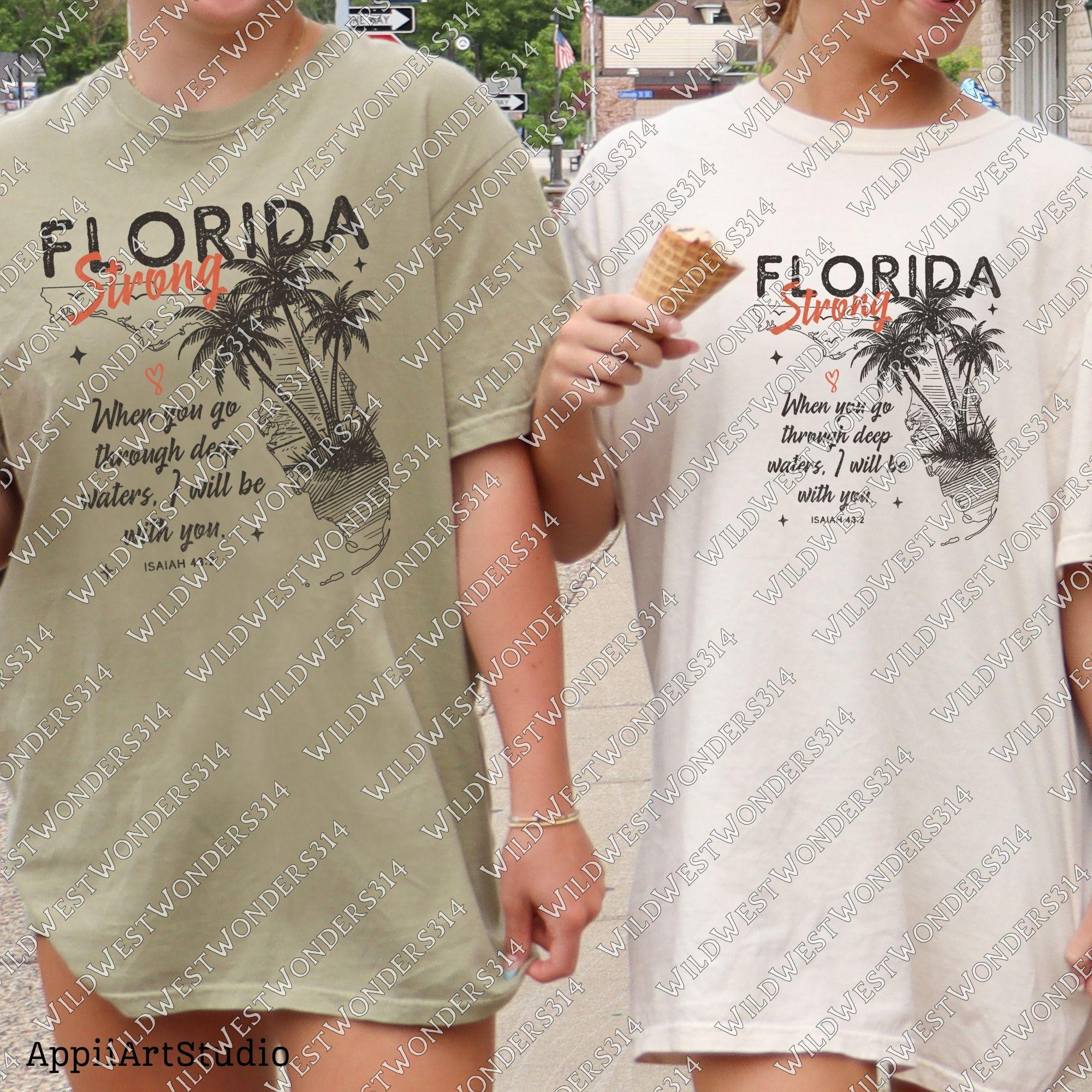 Florida Strong PNG, Pray for Tampa Bay PNG, Hurricane Milton Relief, Tampa Bay Strong, FL Hurricane Awareness, Sublimation Dtf Shirt Design TMC