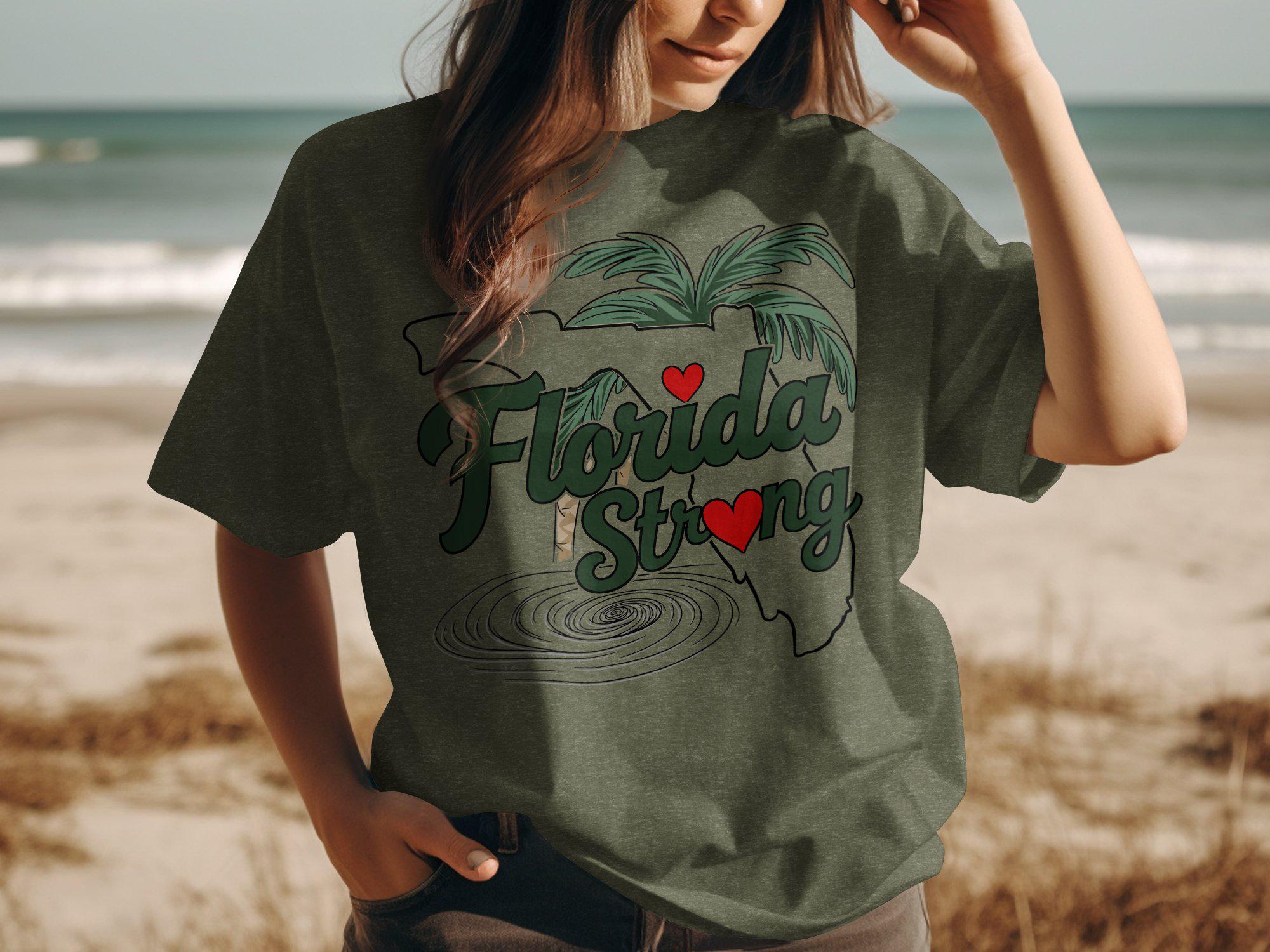 Florida Strong PNG Sublimation Design Florida Hurricane, Florida Shirt Design, Florida SVG, Disaster Relief, I Survived Milton, Storm DTF TMC